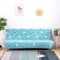 Bishilin Sofabezug Ecksofa 2 Sitzer Blau, Überwurf Sofa Stretch 160-185CM mit Labyrinth Muster Couchbezug Eckcouch ohne Armlehne Universal