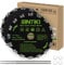 SINTIKI 2-Pack 7 Chainsaw Brush Cutter Blades and File Set, 16 Tooth Weed Wacker Blades, Replace Husqvarna, Stihl, Oregon, Honda, Hitachi Brush Cutting Blade for Weedeater