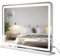 Hollywood Vanity Mirror with Lights, 80×55cm Lighted Makeup Mirror with Dimmable LED, 3 Lighting Modes, Touch Screen Control, Tabletop and Wall Mounted
