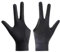 Billard Handschuh，Billard handschuh für Herren，atmungsaktive Billard-Handschuhe,Linke Hand Billardhandschuhe für Frauen，3 Finger Pool Handschuhe Billard Handschuhe für Snooker Sport Competite