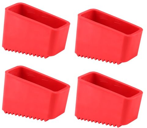 YIJIUBA - Lot de 4 pieds en caoutchouc pour échelles - 50 x 20 mm - Pieds de rechange - Antidérapants - Pour la maison, les travailleurs - Échelle pliante