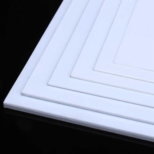 6piezas 2mm×100mm×200mm Blanco Placa ABS (acrílica - butadieno - estireno), placa antiestática
