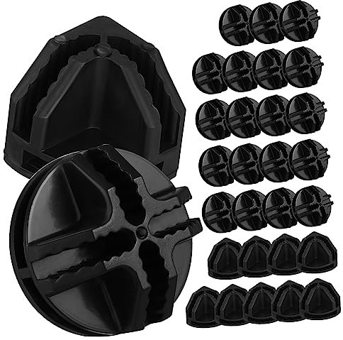 MUSISALY Regal Verbinder Schrank Verbindungsstücke Gitterwürfel-druckknöpfe Ineinandergreifende Kunststoffverbinder Verschlussschnallen Drahtregalzubehör Für Aufbewahrungsregale