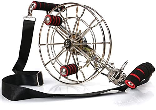 Stainless Steel Kite Reel Winder with Removable Six-wire Spool - Outdoor Kite Accessories for Kids and Adults, Includes Gloves