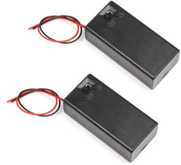 Batterieklemmen 9 Volt I-Typ Typ Auswahl; 9V Batterie Anschluss, 9 Volt Batterieclip Block Batterie Clip Anschluss Kabel für 9V Stecker (9V Batteriehalter, 3 Stück)