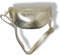 Sac Bandoulière Femme en Cuir veritable,Sac Banane, Or,irisé Sac Fanny Pack Made in Italy (Or)