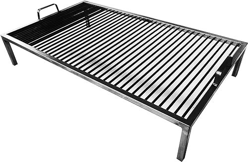 Griglia Argentina Di Lusso - Ferro Argentina Grill - BBQ Parrilla Asado - Sor Pampa Grill- Cod 14 (100 x 50cm)