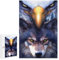 Eagle and Wolf 1000 Teile Puzzles Für Erwachsene Und Kinder Ab 12 Jahren 1000 PCS