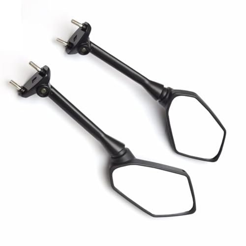 Motorbike Mirrors Set For Ninja ER-6F 2009 2010 2011 2012 For Ninja 400R 2010 2011 2012 Motorcycle Mirror Rearview Side Mirrors Motorbike Rearview Mirror Accessories