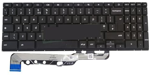 ZPZOZDR Laptopteile US UK ENGLISCH Tastatur für ASUS für Chromebook CX1 CX1400 Flip 15,6 0KNX0-5100UK00 0KN1-D81UK12 CV1US12 2103US00(Chromebook CM1500)