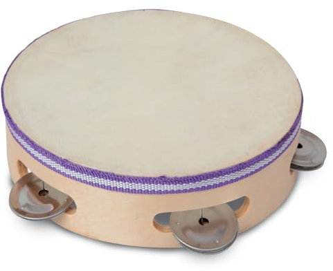 Bontempi TMW18N Holz Tamburin, Ø 18 cm