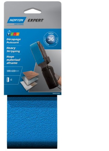 Norton Lot de 2 Bandes expert 100 x 610 Grain 36