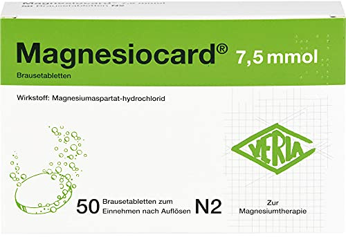 MAGNESIOCARD 7,5 mmol Brausetabletten 50 St