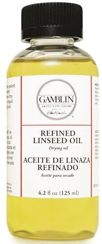 Gamblin Alkali Refined Linseed Oil 4 oz Bottle