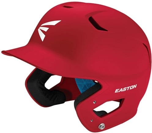 Easton Senior Z5 Grip Batters Helm, Rot