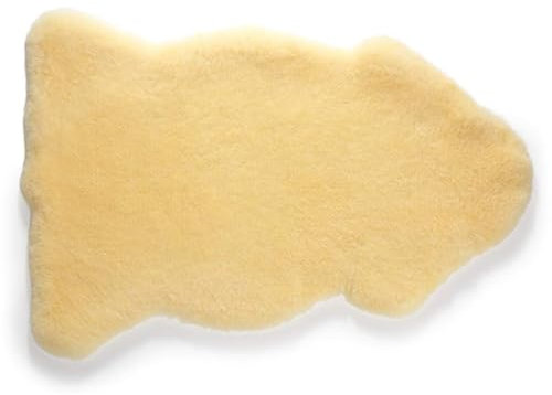 Premium Peau d'agneau Merino du LANABEST. Tannage Medical, Lavable à 30° C, fabriqué en Allemagne. Bio-qualité Oeko-Tex. Odeur agréable. Longueur env. 90 cm