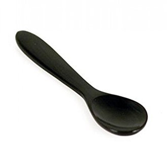 Kaviar-Horn-Löffel, Büffel, schwarzbraun, 1 St