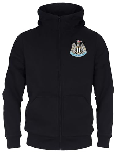 Newcastle United Boys Hoody Zip Fleece Kids Official Football Gift