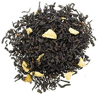 Aromas de Té - Té Rojo Pu Erh Adelgazante con Sabor y Aroma Limón Y Canela/Té Pu Erh Digestivo de Limón y Canela, 100 GR