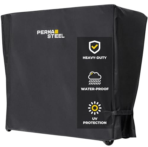 Permasteel Copertura termica universale per carrello frigo da 80 qt, resistente alle intemperie, impermeabile, resistente ai raggi UV, per frigoriferi, cortile, terrazza e patio, nero