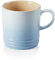 Le Creuset Mug en Céramique, 350 ml, Hauteur 12 cm, Bleu Méditerranée, 70302354200002