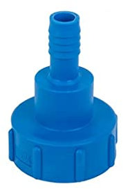 Bradas IBC Verbinder Regentonnenverbinder Tankverbinder Innengewinde S60x6 mit Schlauchanschluß 3/4 IBCS60F-H034 6195