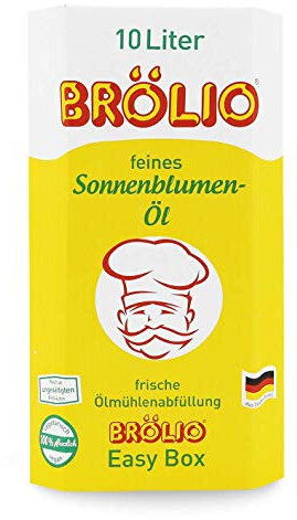 Brölio - Sonnenblumenöl, 10 Liter Bag-in-Box