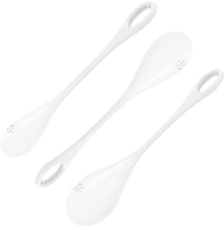 Satisfyer Yoni Power 1 Palline dell'Amore | Set di 3 Allenatori del Pavimento Pelvico in Silicone | Palline di Kegel per Donne | 22-74g e 2-3cm | Principianti e Avanzati | Silicone Geisha Balls