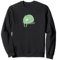 Niedlicher Frosch auf Skateboard Kawaii Cottagecore Ästhetik Sweatshirt
