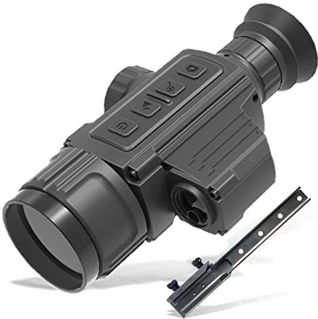 Thermal Imaging Monocular for Hunting 640X480(50 Hz) Thermal Rifle Scope, 50 mm Lens with Ranging, Night Vision Scopes for Rifles, with WiFi and Apps 32G Memory Card, Type-C Charging, 3x~13x Sight
