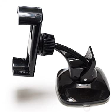 K-S-Trade Qualitativ & Innovativ Kompakte Handy-Halterung Windschutzscheibe Für Doogee S51 Armaturenbrett Schwarz Autohalterung KFZ Halter