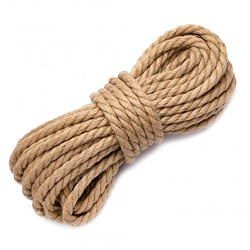 Juteseil. Jute Rope. Juteschnur. Dekokordel. Jutekordel. Schnur aus Jute 10mm / 30m