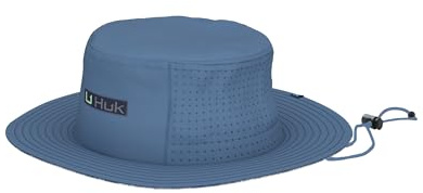 HUK Herren Performance, blendfreier Fischerhut Schlapphut, Aqua Dye-Quiet Harbor, Einheitsgröße