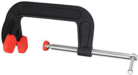 Clamps for Woodwork Heavy Duty Adjust Woodworking C Clip Malleable Double Head G Clamp Desktop Mount Holder 3/4/6 Inch