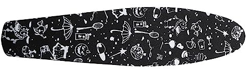 Kisangel 1 Blatt Skateboard-schleifpapier Klares Griptape Nicht Abrasiv Anti-klebeband Aufkleber Für Skateboard Deck-grip-tape Fledermaus Griptape Balance Board Korund Rostfreier Stahl