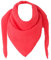 stylx Damen XXL Strick Dreieck Schal mit Reiskorn Strickmuster in Unifarben, Schal, Leichtes Tuch (neon fuchsia)