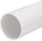 QUARKZMAN Tubo Redondo Rígido de PVC, 81,4 mm de Diámetro Interior, 90 mm de Diámetro Exterior, 20 cm/8 Pulgadas de Largo, Blanco, Alto Impacto, Manguitos de Cables