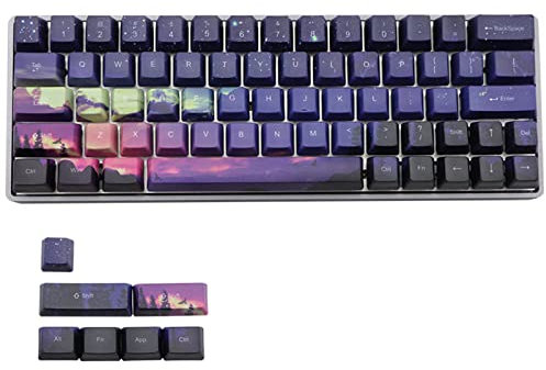 Mumuve Dawn-Light Theme Dye- Subbed PBT Keycaps OEM Profile Fits FILCO Mechanical Keyboard Keycap Set For 110 Keys 71 Keys Light Theme Dye Subbed Pbt Keycap OEM Profile Fit FILCO Ikbc Keycaps 110 Key