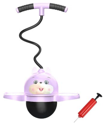 Pogo-Ball-Sprungball, 1100 , Vielseitiger Pogo-Jumper-Stick Mit Griff, Einfach Zu Verwendendes Outdoor-Spielzeug Für Kleinkinder, Verschleißfester Hüpfball Niedlicher Pogo-Pullover Zur Verbesserung