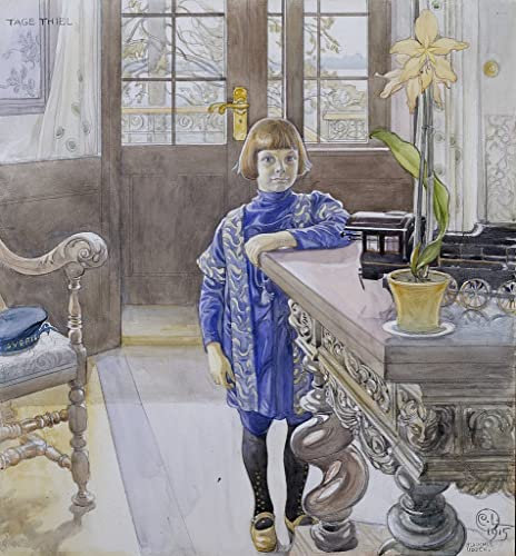 PSVDCTOO Gefeiert Wandbilder Kunst Poster Poster Wandbild Porträt von Tage Thiel von Carl Larsson für Heimdekoration60x90cm