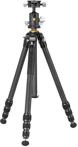 VEO 5 264CB160S - Carbonstativ, Kugelkopf mit Doppelachsensystem - Traglast 15 kg | Vanguard Veo 5 264CB160S Professionelles Kamerastativ