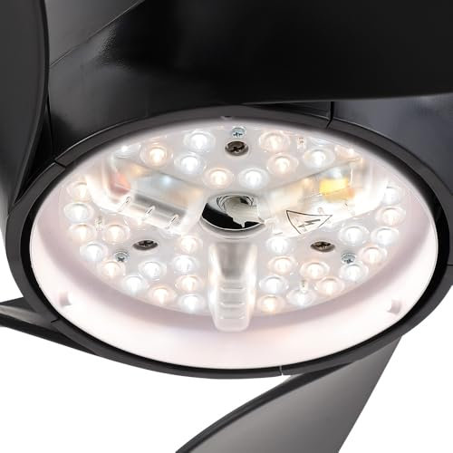 CJOY Ventilateurs de plafond avec éclairage LED 30-DY1136、22-DY1181、42-DY1189、48-1055LED