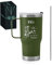 Mug Isotherme Vert 600 ml en Acier Inoxydable avec Boîte Cadeau - Gobelet avec Paille et Couvercle gravé - Cadeau Anniversaire Femme - Idee Cadeau Femme - Maverton