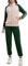 ANOTWENER Damen Streifen Trainingsanzüge 2 Stück Lounge Outfits Zip Up Sweatshirt und Sweatpants Trainingsanzug Set mit Taschen Grün JW-3006-S