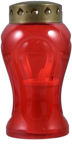 FONDOTIN Terrassenfackel Mit Flammenloser Led-kerze Elektrische Friedhofssäulenkerze Batteriebetriebene Tischfackel Für Garten Und Terrasse Künstliche Deko-kerze Mit Kreuz-design