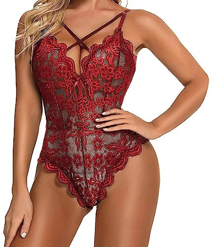 Adventskalender 2023 Frauen, Frauen Dessous Für Sex, Tanga Damen Sexy Dessous Overall Unterwäsche Bdsms Dessous Spitze Bikini Bodydoll Bustier Cosplay Nachtwäsche