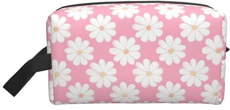 ZhRiYan Reise-Kosmetiktasche – Wiederverwendbares Dopp Kit mit Kamelien-Muster, vollseitiger Druck für Toilettenartikel, Make-up, Accessoires und mehr, Weiß, Einheitsgröße, Weiß, Einheitsgröße, weiß