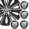 Auto Radnabenkappen Hochwertiges Wasserdicht Staubdicht Nabendeckel Zubehör for Jaguar 56mm, Set of 4