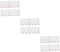 EXCEART 3 Sätze Kontomaterial Schreibutensilien Büroartikel Journal Stickers Bürogadges Wohnkultur Familienkalender Aufkleber Für Kalender Tagesplaner-nummernaufkleber Papier 12 Blatt * 3