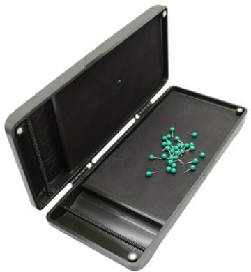 LeeQinersw Carp Fishing Rig Wallet Angler's Carp Rig Management Rig Storage Box Holds up to for 62 Rigs Rig Organizer for Carp Fishing Accessories Fishing Line Hook